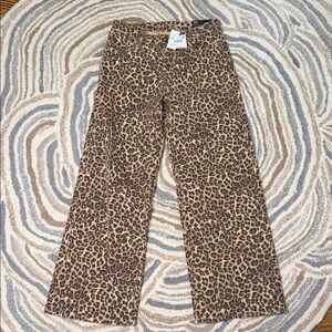 American Eagle Outfitters Leopard Print Pants